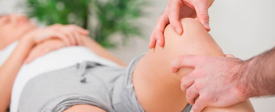 massage douleur au genou